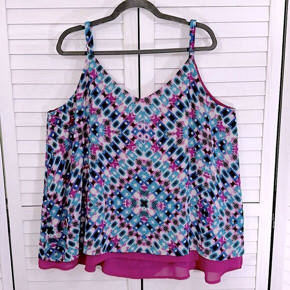 Torrid Top Size 3 3X Tank Cami Lightweight Flowy - Picture 3 of 15